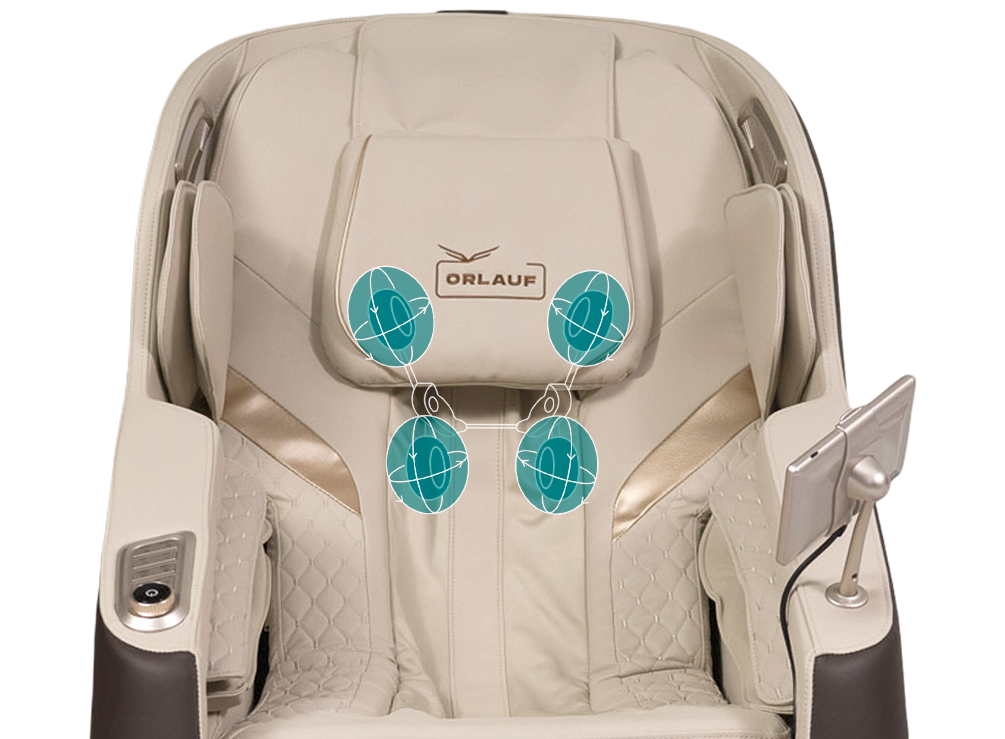 Massage rollers in the chair Orlauf Brant