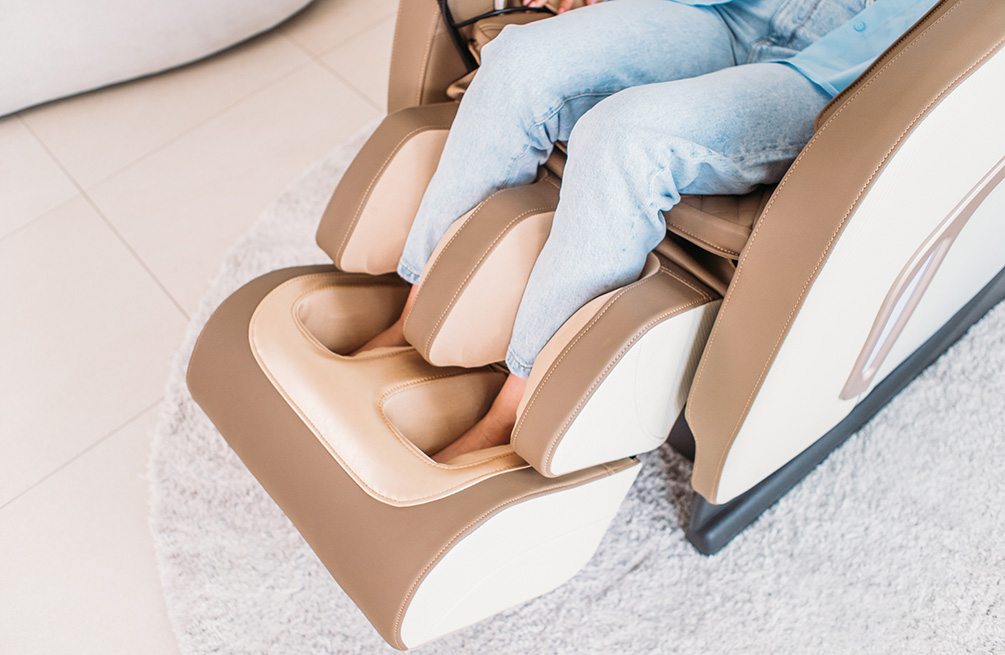 Closed toe section for massage chair legs Orlauf Robin