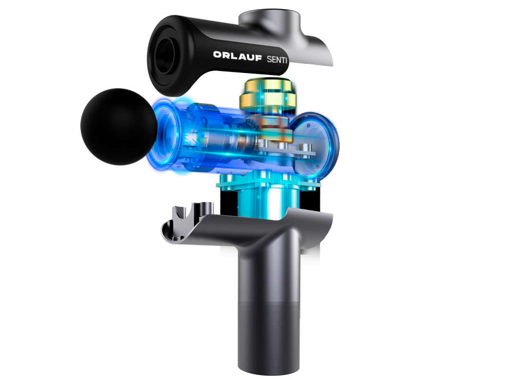 The motor of the massager Orlauf Senti